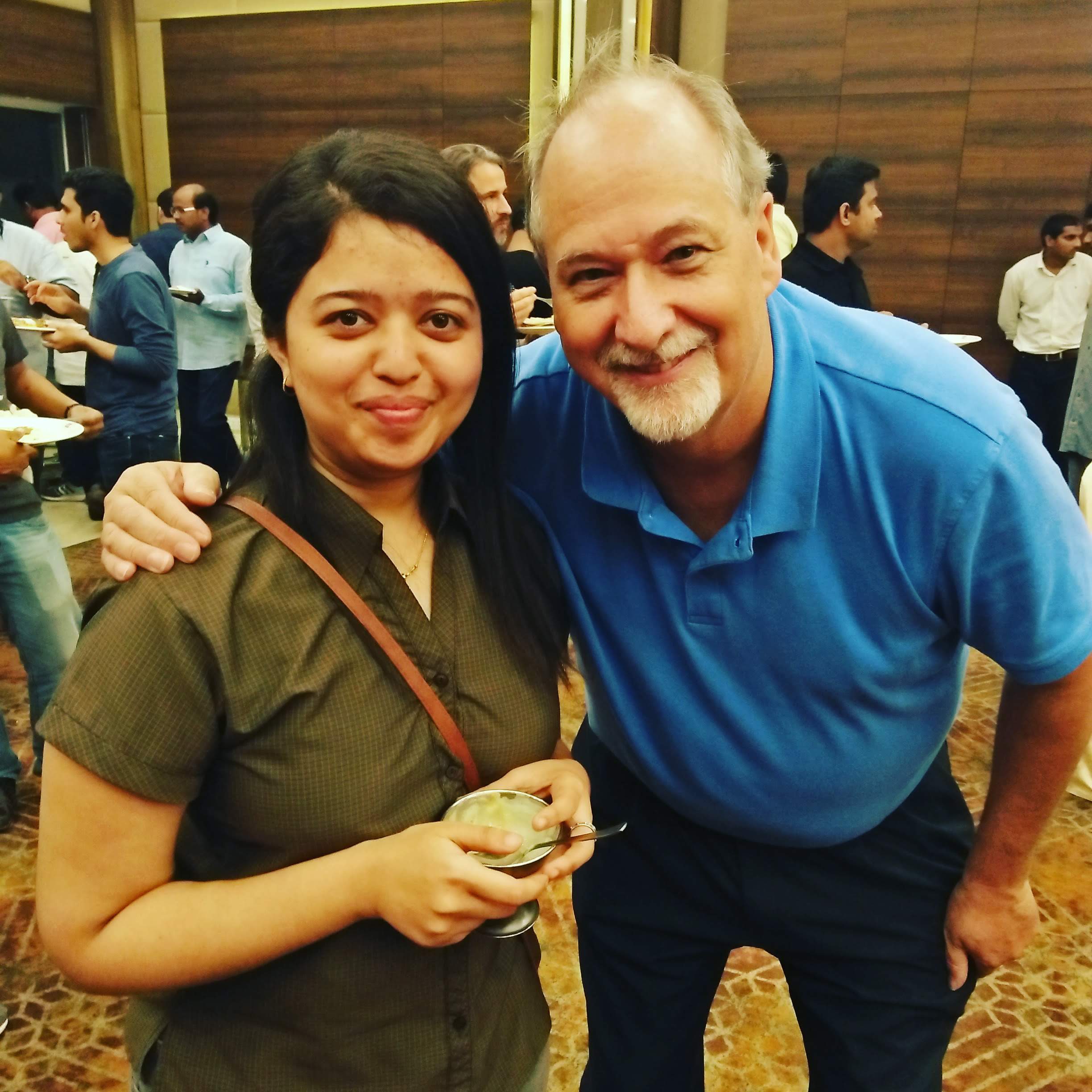 Aroma with Dr. Charles at PyCon India 2018